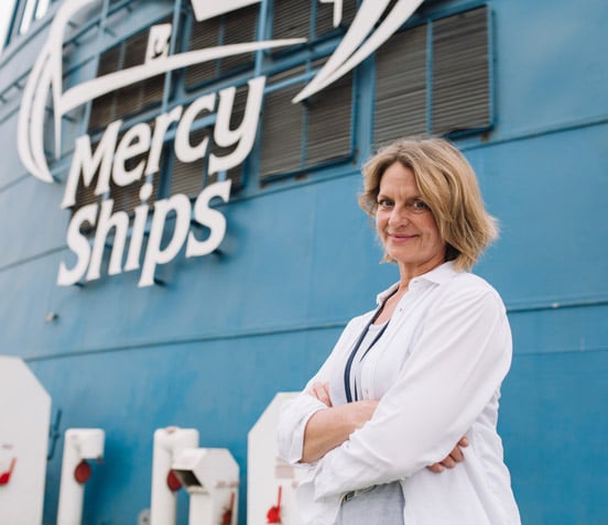 Gunda Ebert: Vom Fernseh-Krankenhaus aufs Hospitalschiff